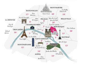 carte paris 3ème arrondissement