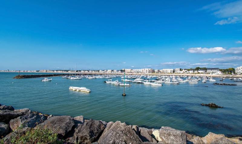 Vue du port de Pornichet