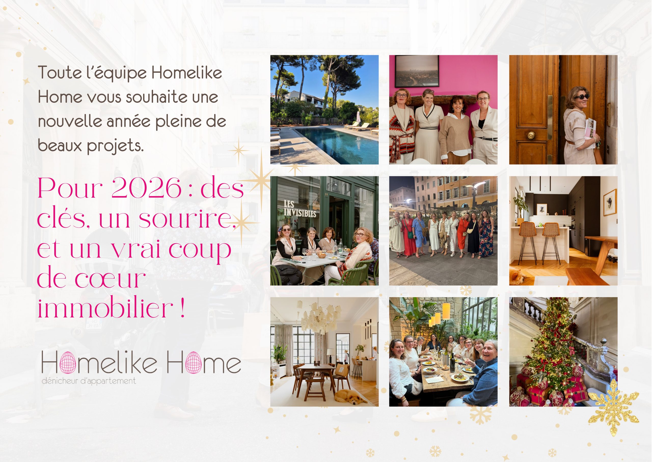 Carte de voeux Homelike Home pour 2026