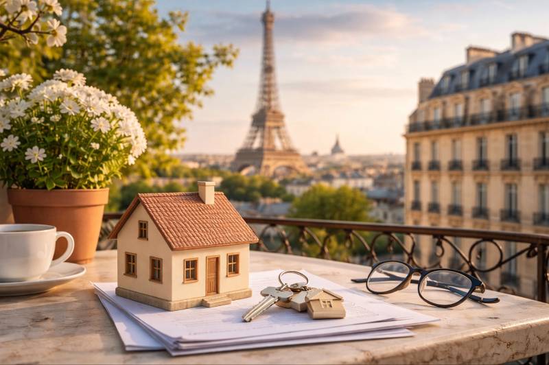 Illustration buying property in france for foreigners