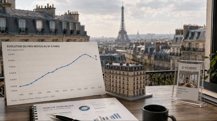 Illustration krach immo paris hypothese