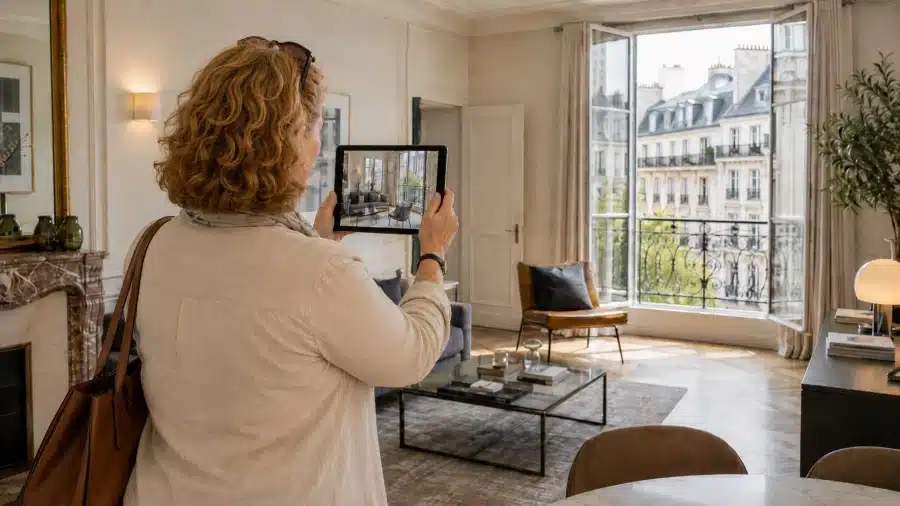 Appartement parisien montré par notre chasseuse immobilier